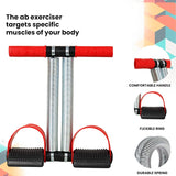 Premium Double Spring Tummy Trimmer Men and Women for Abs Workout, Exercise In Gym, Belly Exercise Waist Trimmer, Tummy Twister (Red & Black)