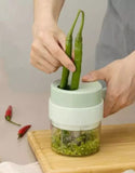 4-in-1 Electric Vegetable Cutter, Slicer, Grater, Chopper